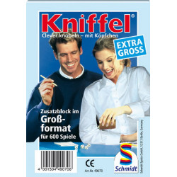 Kniffelblock groß 100 Blatt