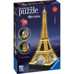 Puzzle 3D Eiffelturm bei...